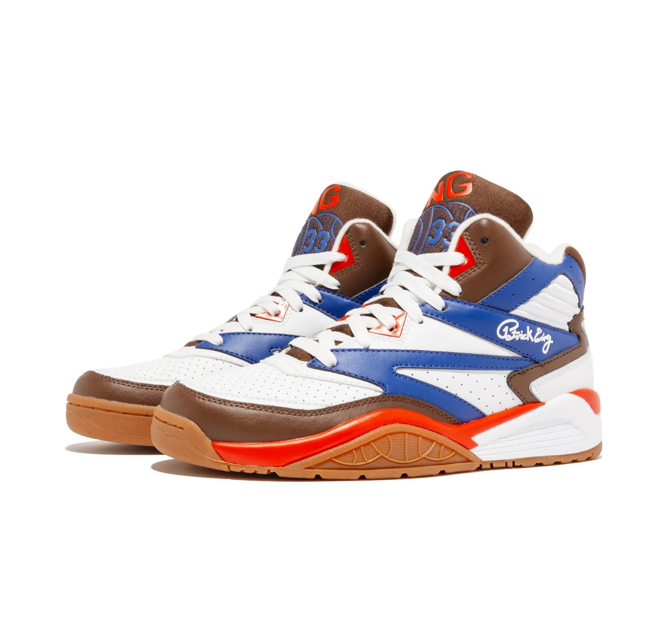 Ewing Athletics Sport Lite Patrick Chewing Mens White Basketball Shoes