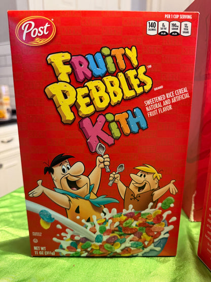 *FRIENDS & FAMILY* KITH NIKE  FRUITY PEBBLES LEBRON 4 PROMO SAMPLE BOX SIZE 10.5