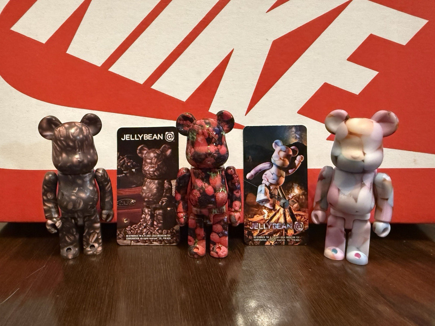 (3) 100% Be@rBrick BERRY - JELLYBEAN - COFFEE BEAN