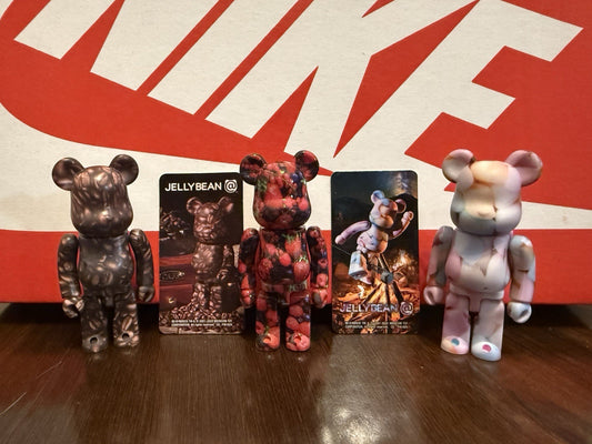(3) 100% Be@rBrick BERRY - JELLYBEAN - COFFEE BEAN