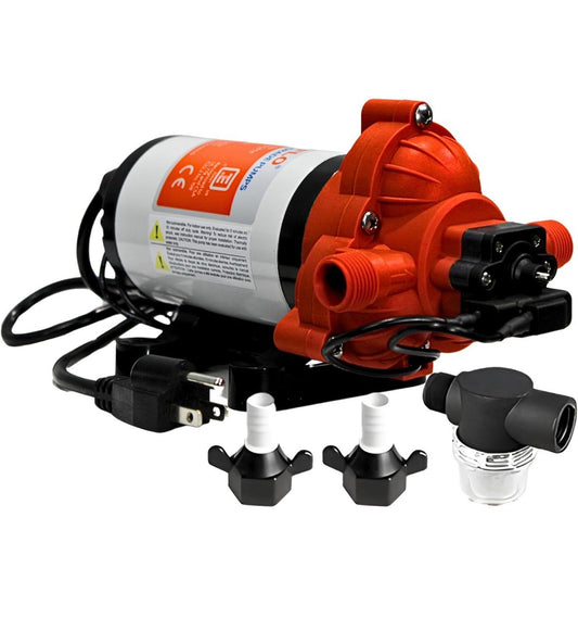 SEAFLO Water Pressure 12-V 3.0 GPM 33 Series Automatic Demand Diaphragm Pump