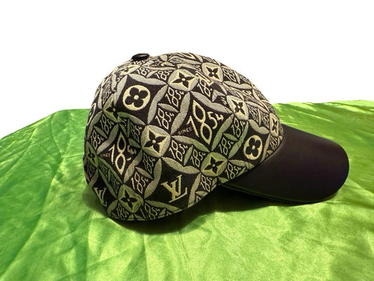Louis Vuitton MP2900 Baseball Cap Size M 54cm Head Circumference 7cm Brim Black