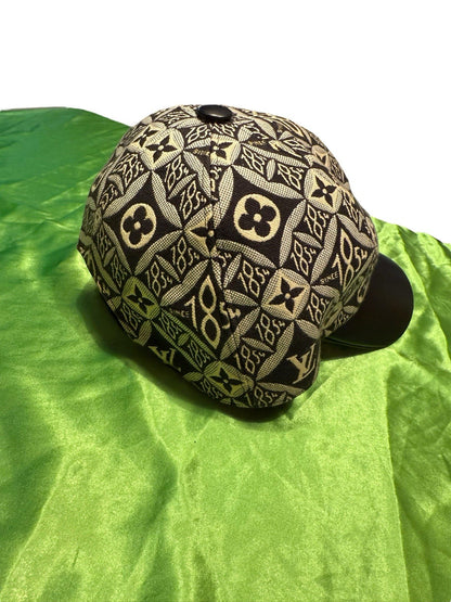 Louis Vuitton MP2900 Baseball Cap Size M 54cm Head Circumference 7cm Brim Black
