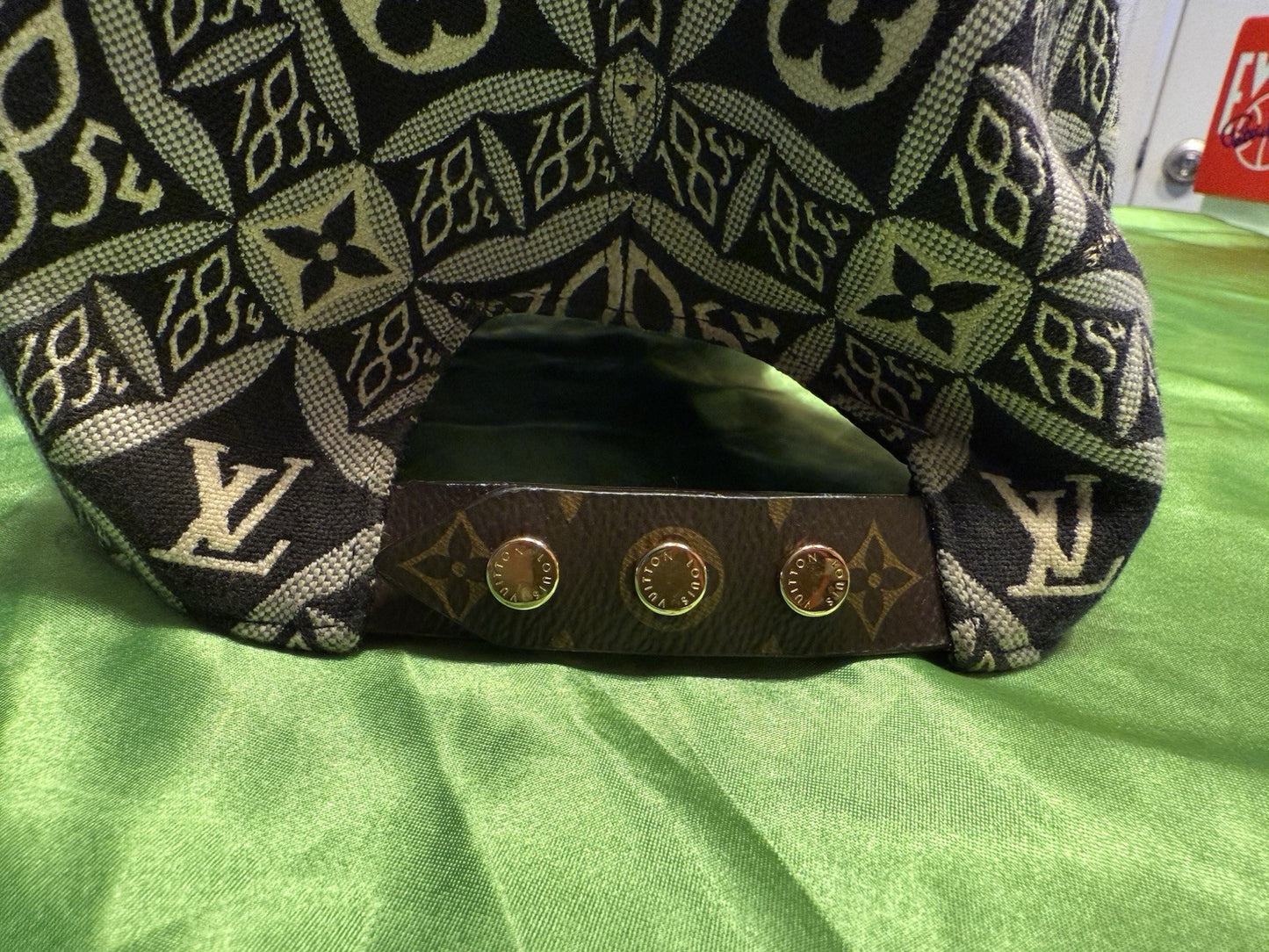 Louis Vuitton MP2900 Baseball Cap Size M 54cm Head Circumference 7cm Brim Black