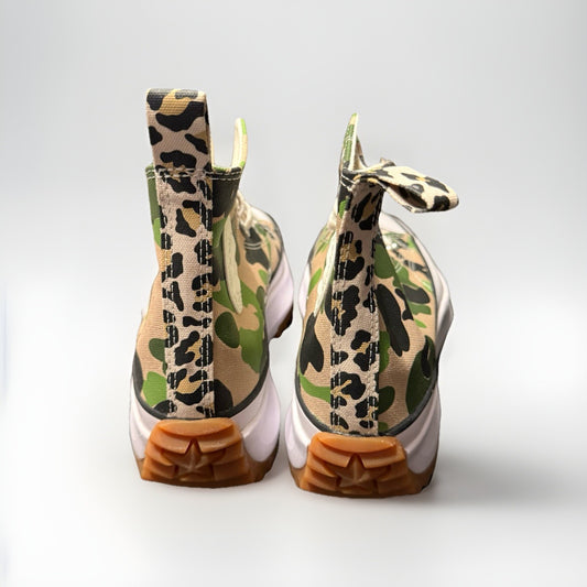 Size 5M 6.5W - Converse Run Star Hike High Archive Print Camo